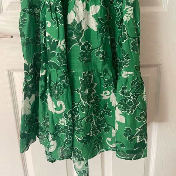 Anthropologie Kelly green maxi sun dress floral boho beach preppy NWT - Picture 11 of 15